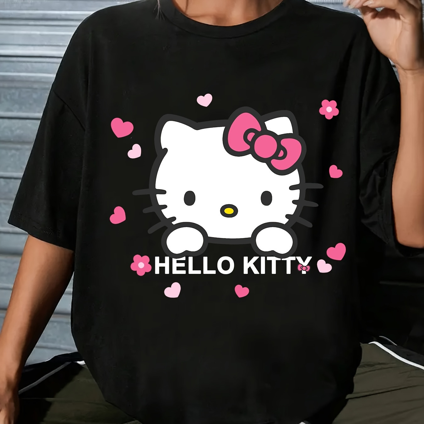 

Sanrio Shirt Hello Kitty Kuromi T-shirt Cinnamoroll My Melody Halloween Shirts Pumpkins Spiders T-shirt For Men Women Shirt Christmas Funny Shirt For Team 220g