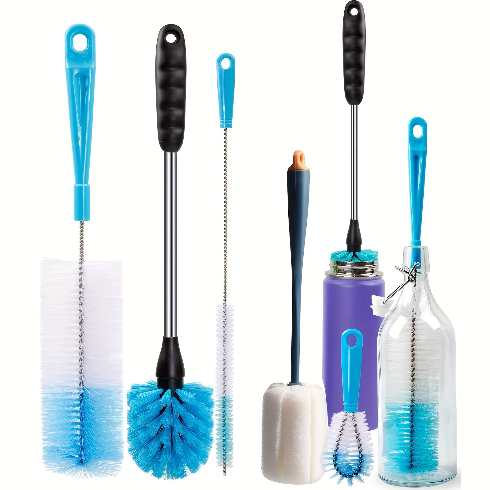 Efficient Cup Lid Cleaning Brush For Water Bottles Tumblers - Temu