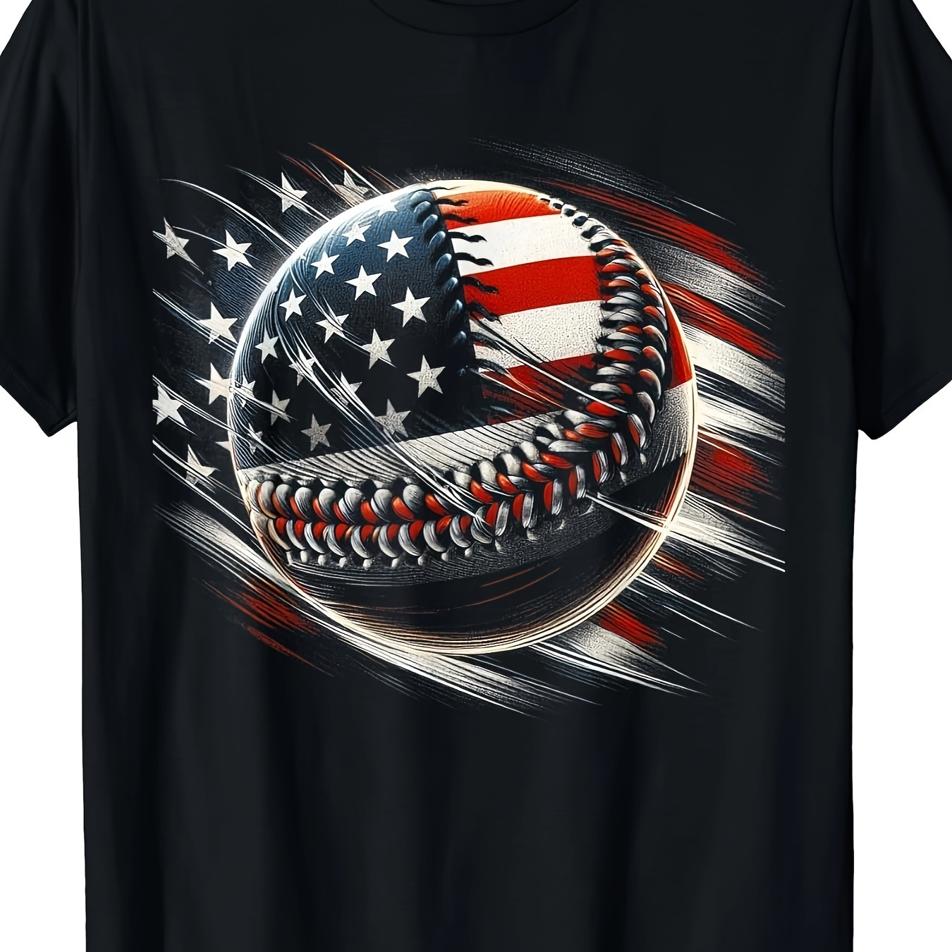 

Baseball 4th Of July Men Usa American Flag Boys - 220g