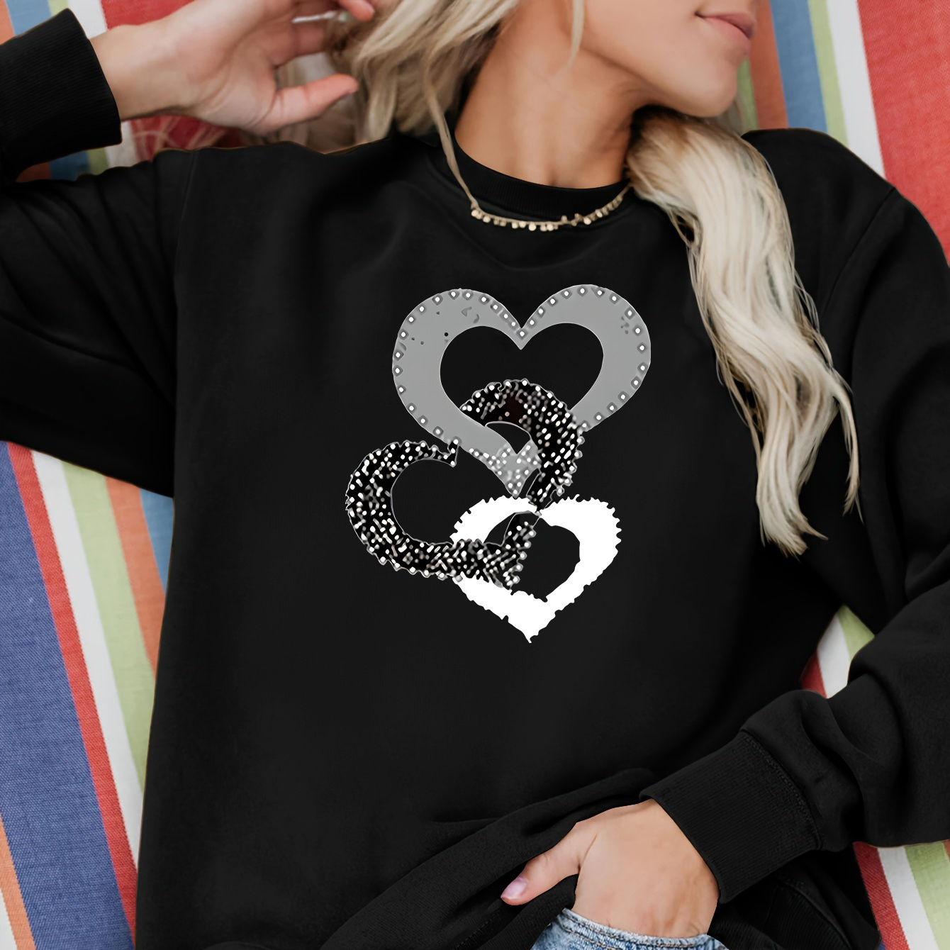 Felpa Levi's Plus Size Everyday Crew Donna - Cotone Morbido, Vestibilit&agrave; Standard, Comoda Per Tutti I Giorni