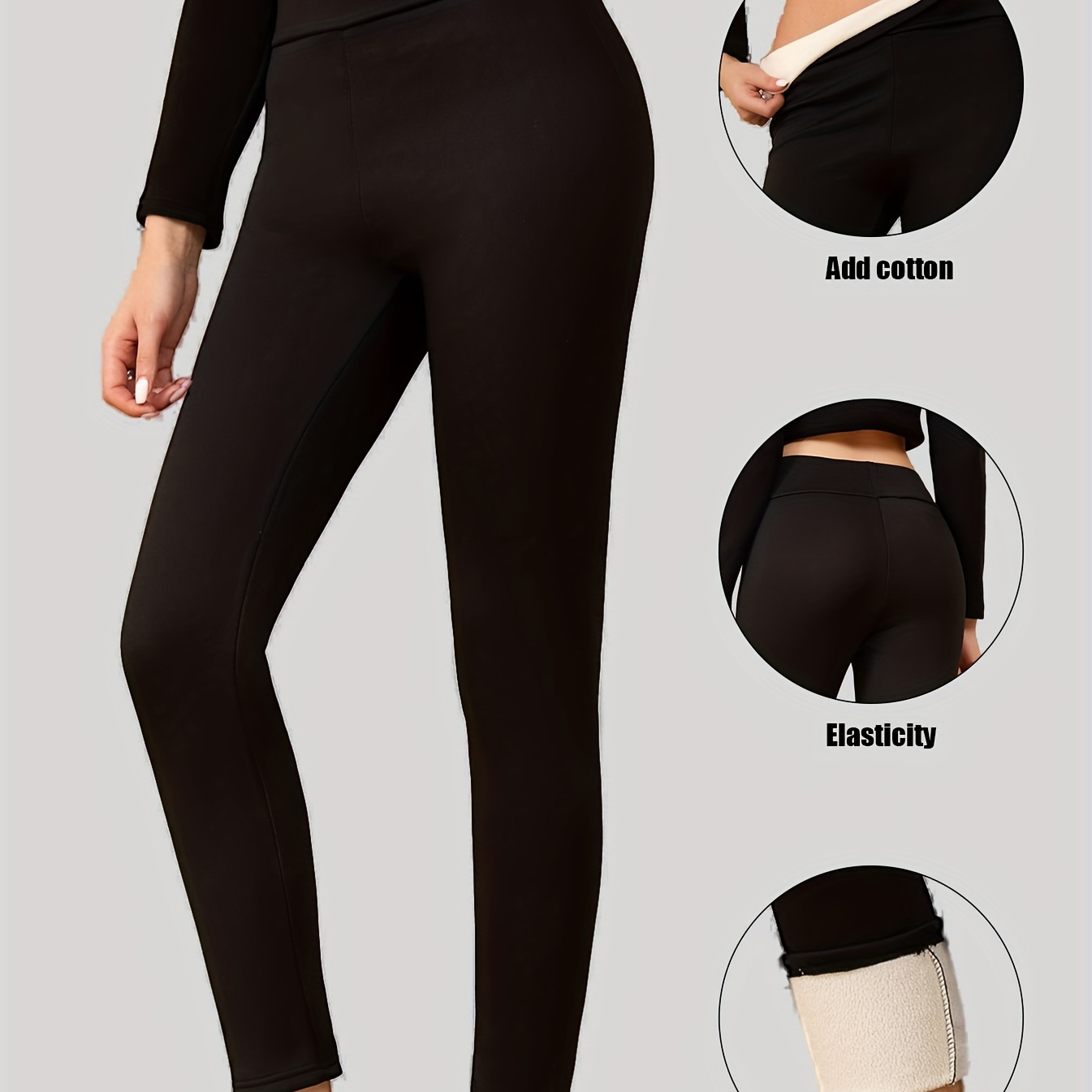 

And Thickened 's Pants Waist Shaping Comfortable Tight Pants Bottom Pants