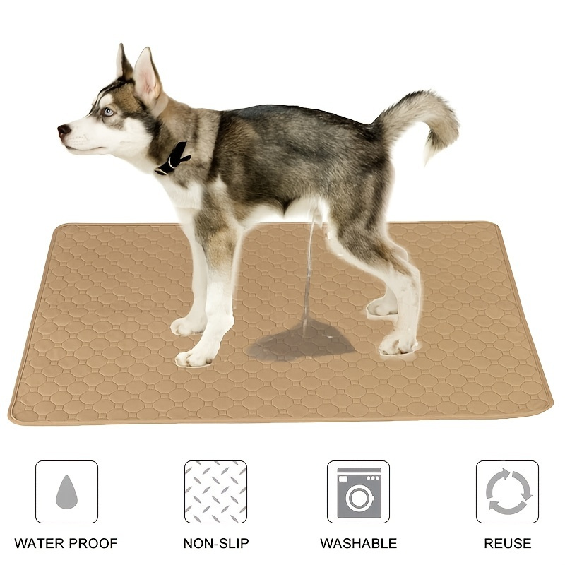 Thin Pet Floor Mats Washable And Waterproof Pet Crate Mat - Temu