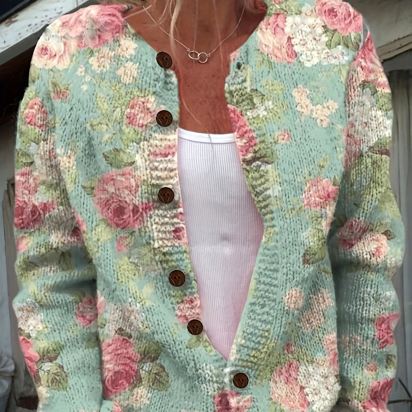 

Jacket With Floral Print