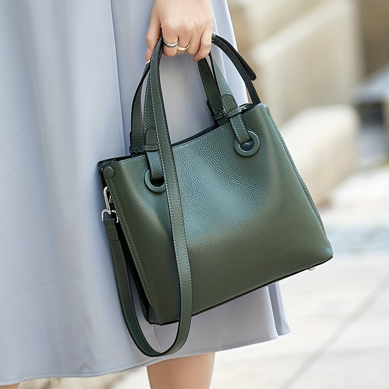6pcss Fashion Pu Leather Printed Handbag, Shoulder Bag, Crossbody Bag, Tote  Bag - Temu