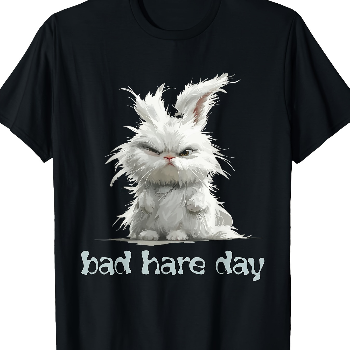 

Funny Word Game Bunny Rabbit Fun T-shirt, Men's T-shirt, 220g