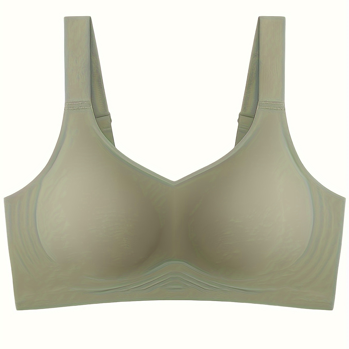 

Elegant Push Up Bra, Women's Traceless Full Cup Comfortable Simple Bra, Removable Chest Pad Soft Skin-friendly