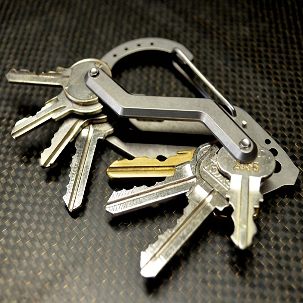 Multitool Key Holder Pocket Tools Key Keychain Carabiner Stainless Steel  Bottle Opener Wrench, Shop On Temu And start Saving