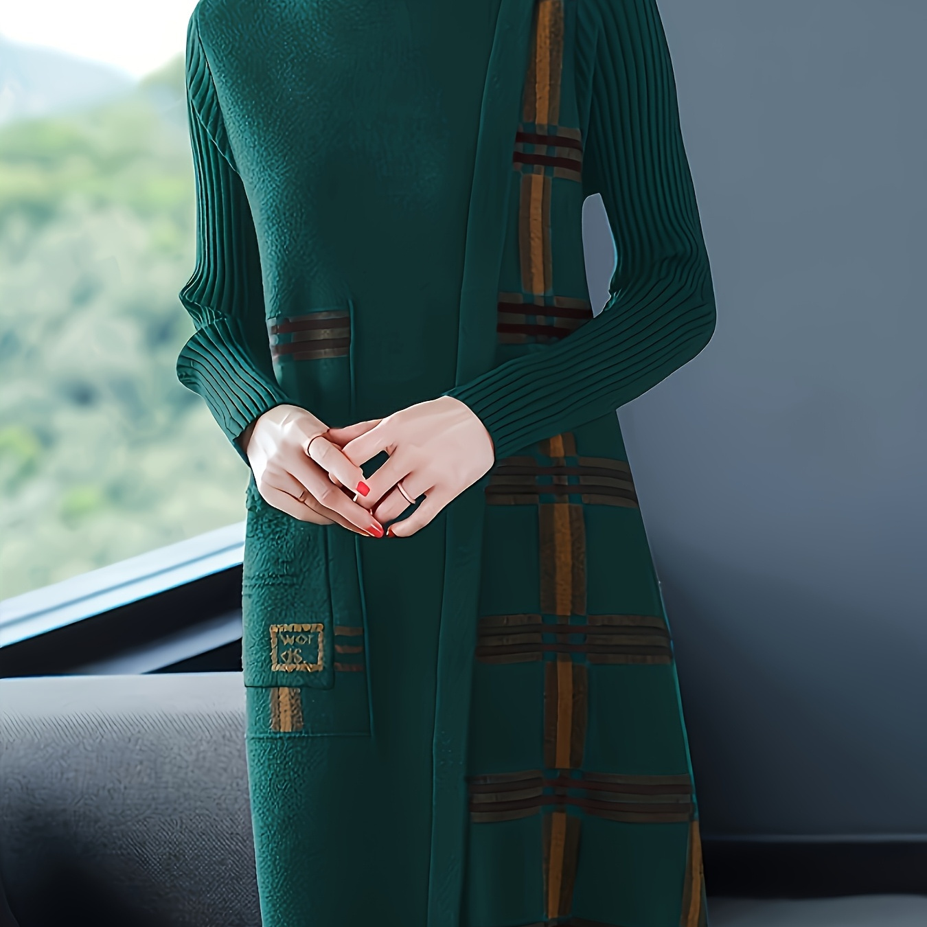 

Korean-style Fashionable Knitted Dress