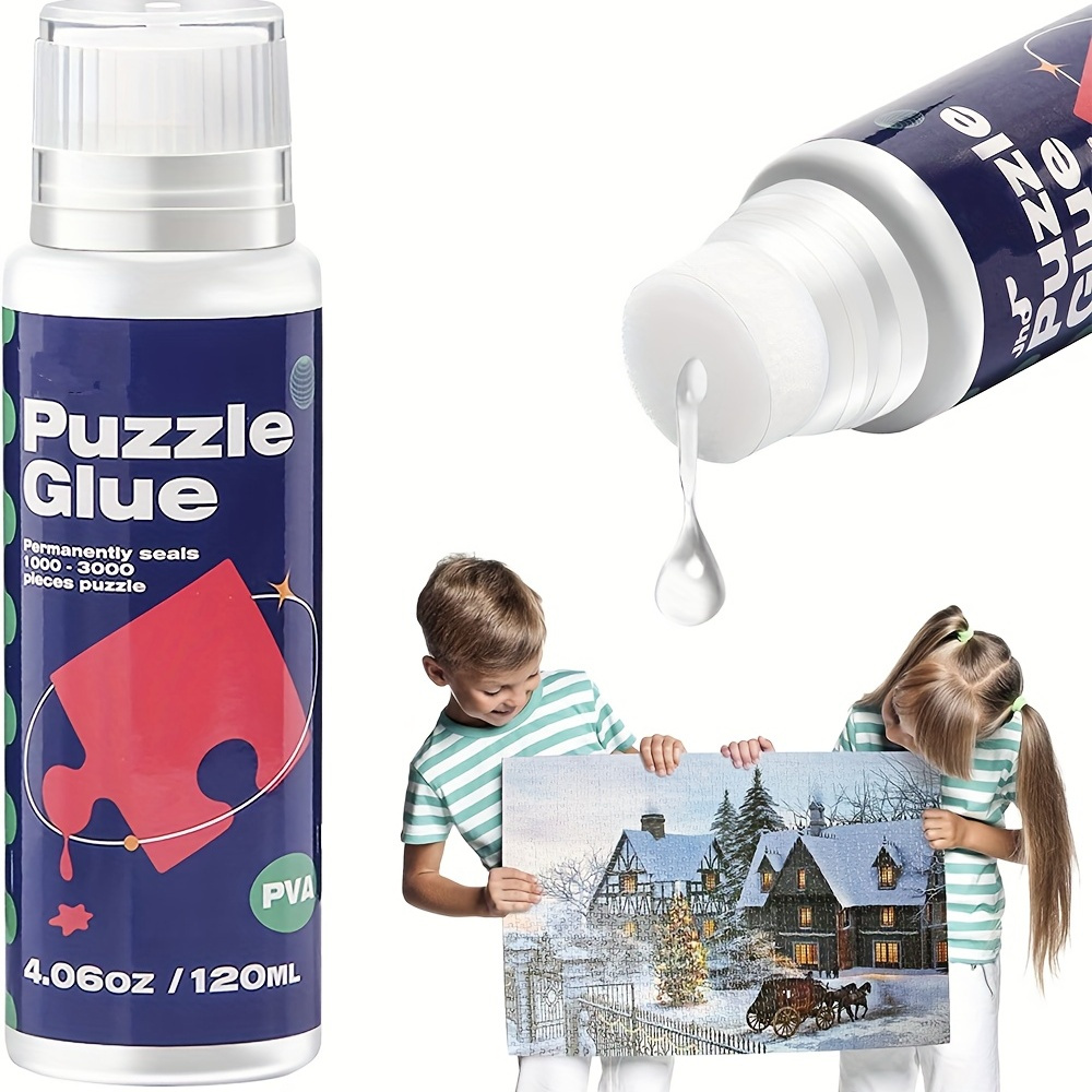 Colle Puzzle PVA transparente pour papier Puzzle bois 120ml pour artisanat