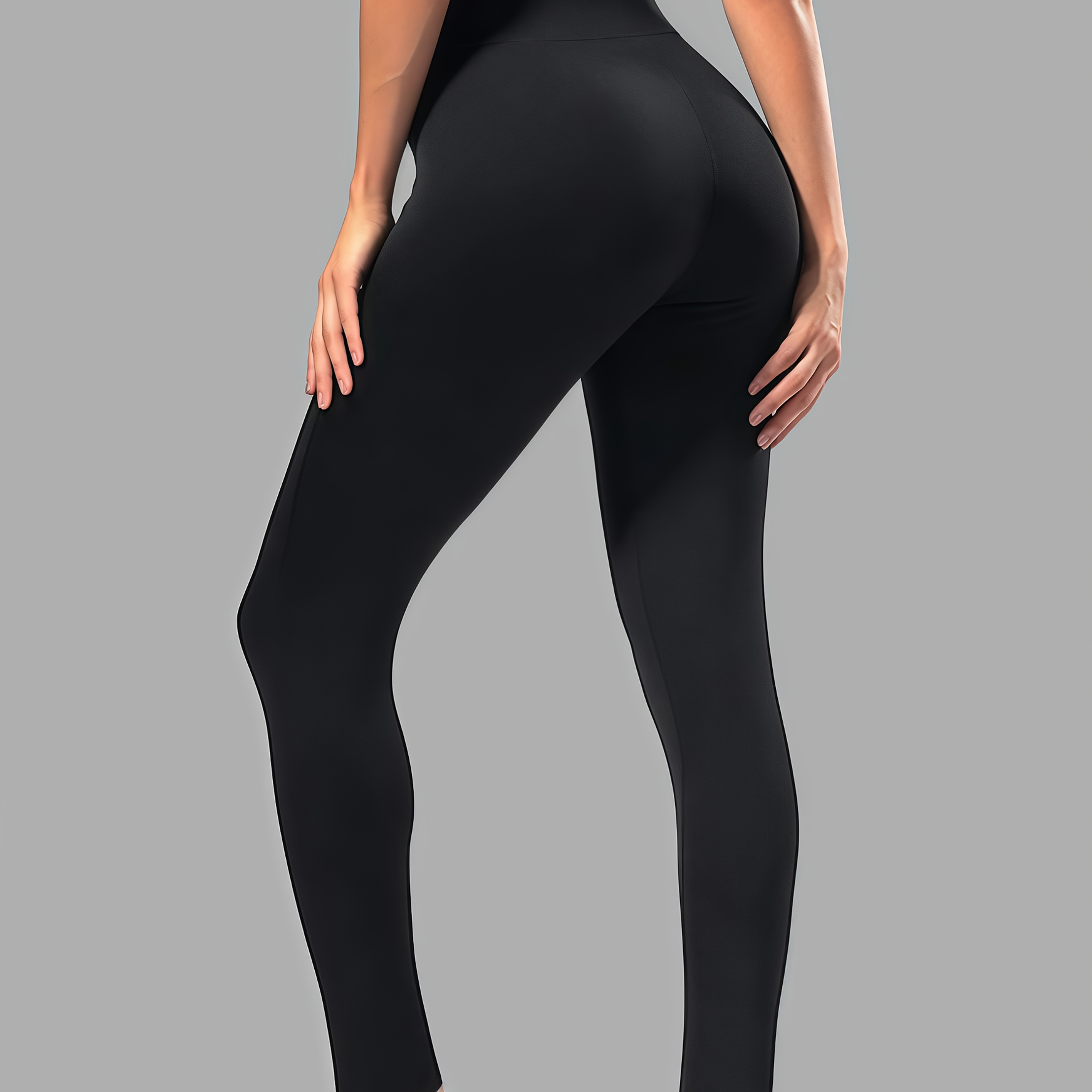 

Women's High-waisted Leggings, Soft Sports Tummy Control Pants, Suitable For Running, Cycling, And Yoga Workouts.