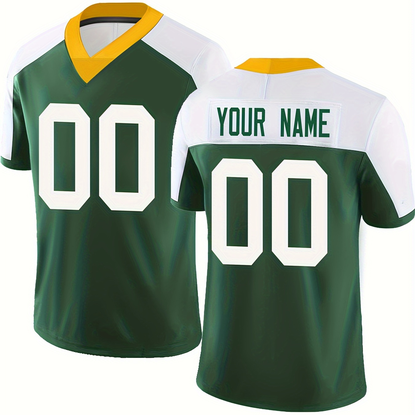 

Customizable Men's American Football Casual Breathable Cool Embroidered Football Set Quick Drying