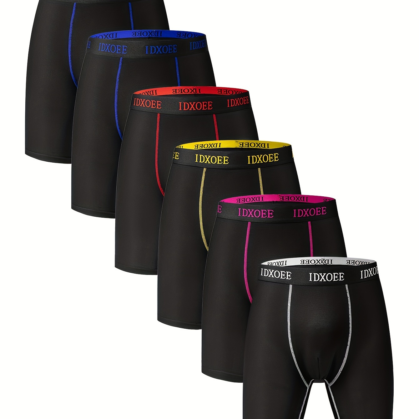 

6pcs Fit Briefs - , Stretchy & -dry Waistband For , & - , & Moisture-wicking