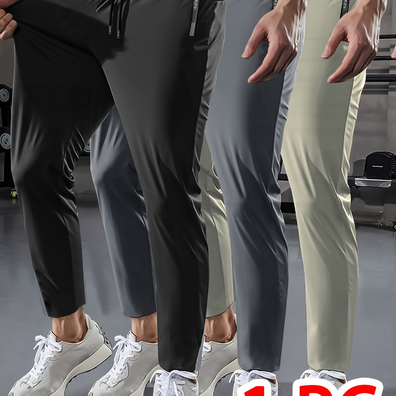 men's high ice fiber jogger pants - Temu United Kingdom