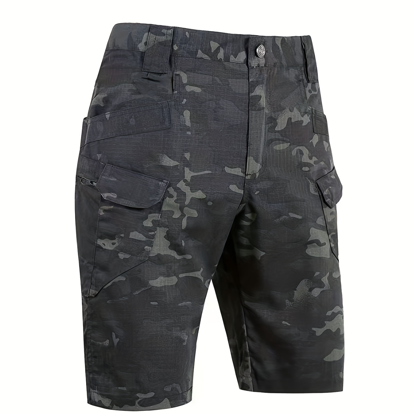 

Men Casual Cargo Shorts Army Camouflage Tactical Pants Loose Running Workout Sports Trousers Bermuda Masculina