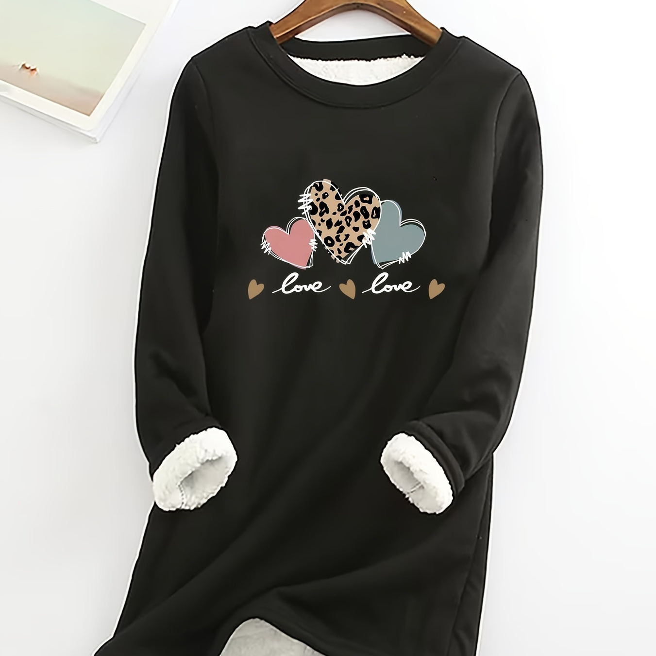 

Women's Casual Letter Print Pullover, Long Sleeve Spring Sports Sweatshirt, Top
