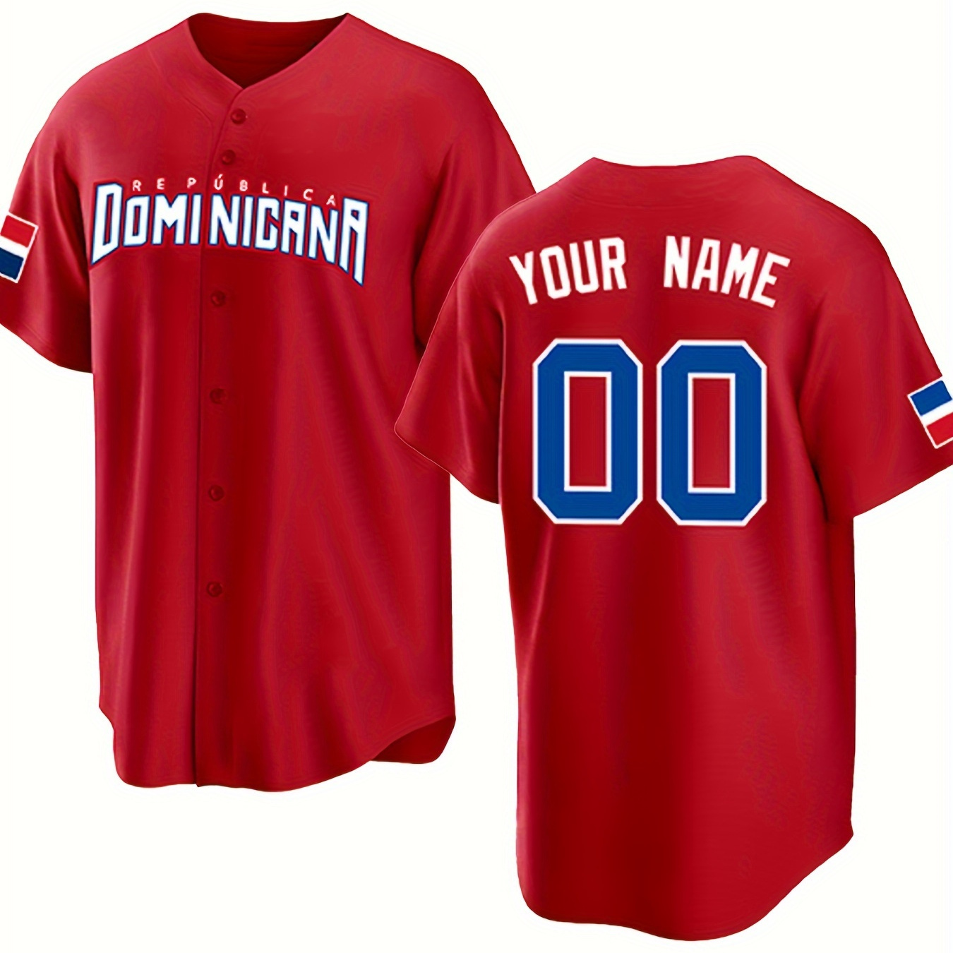 

Customizable Name And Number Embroidered Leisure Sports Customization Men's Baseball Jersey