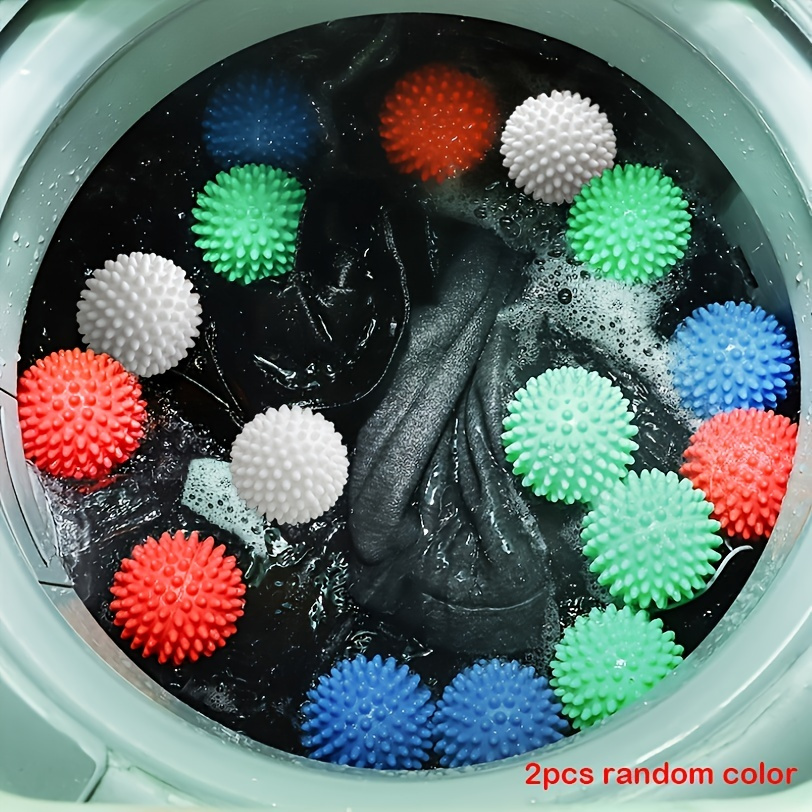 

2pcs Home Cleaning Laundry Ball, Dryer Ball, Clothes Fluffy Anti-tangle