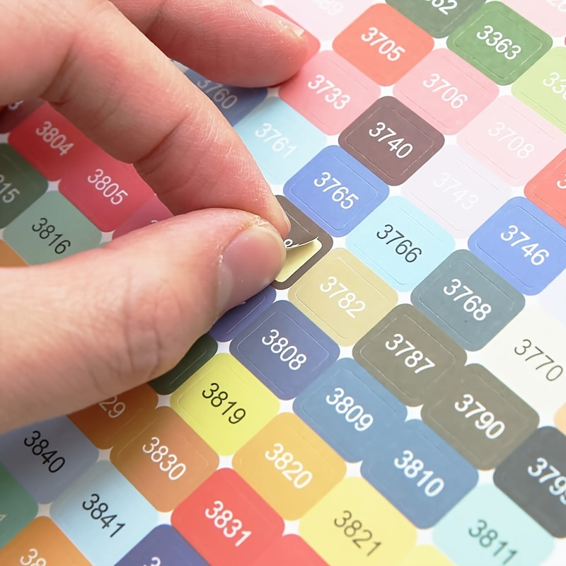 Diamond Painting Color Number Stickers 447 Dmc Labels - Temu Germany