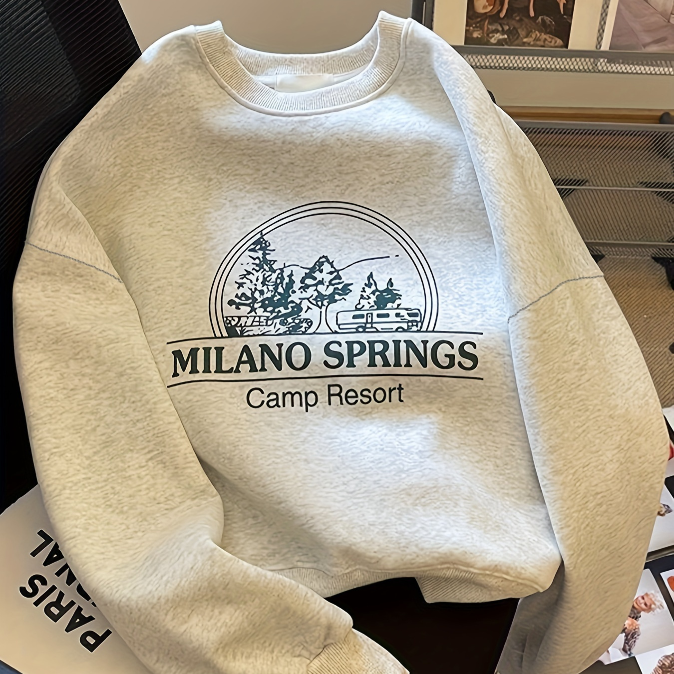 

Springs Sweatshirt - Unisex Pullover, , 100% Knitted , Pattern, For /fall