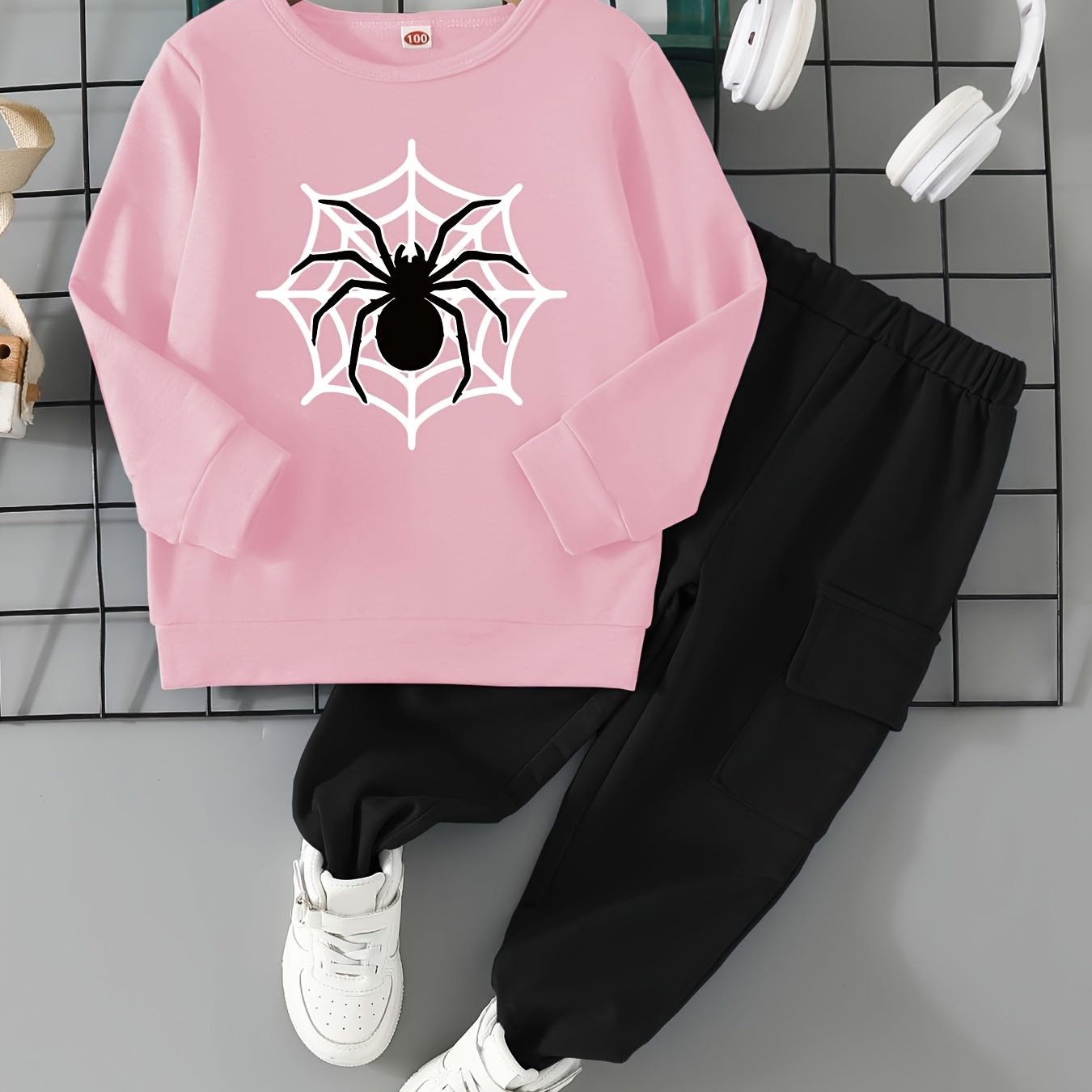 

And Pants Set, Spider Set 2pcs, Suitable For And , For