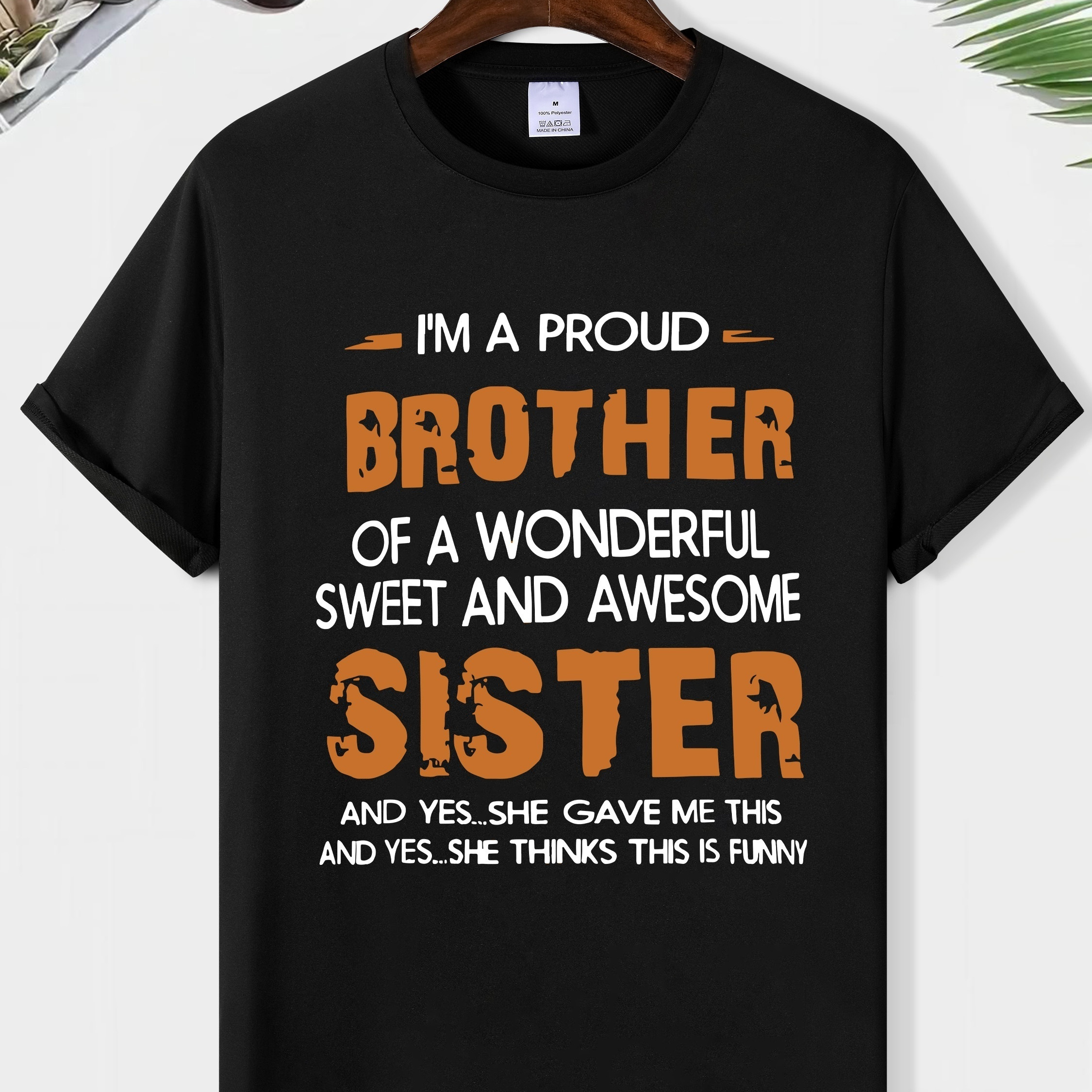 

T- Sister | 100% Non-stretch | Sleeve Regular Tee For | For Men