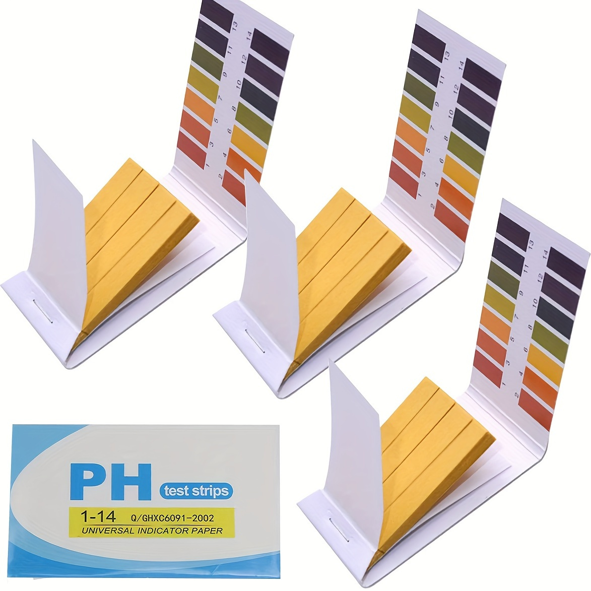 3 Pack PH.1-14 Test Paper Extensive Test Paper Litmus Test Paper 240 Strips PH Test With Storage Case For Saliva Urine Water Soil Testing Pet Food And Diet PH Monitoring