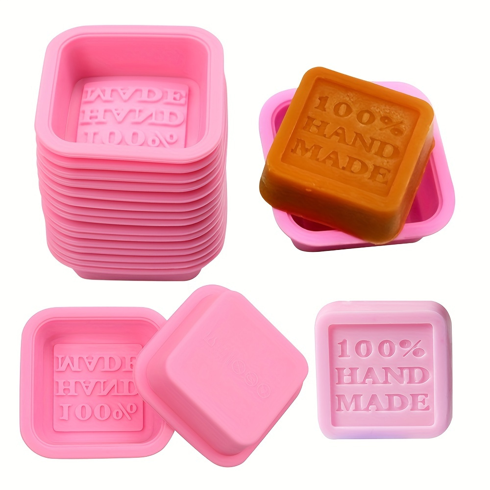 

Diy Handmade Soap Silicone Mold 100% Handmade Square Silicone Mould For Homemade Soap Craft Resin Chocolate Cake Decorating