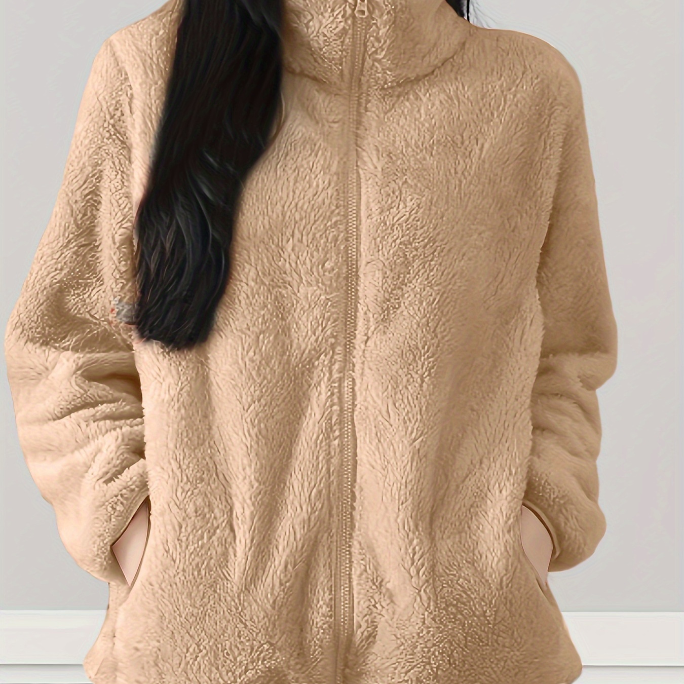 

's Fleece Pullover , , , , Knitted , Outerwear, Hooded For Ladies