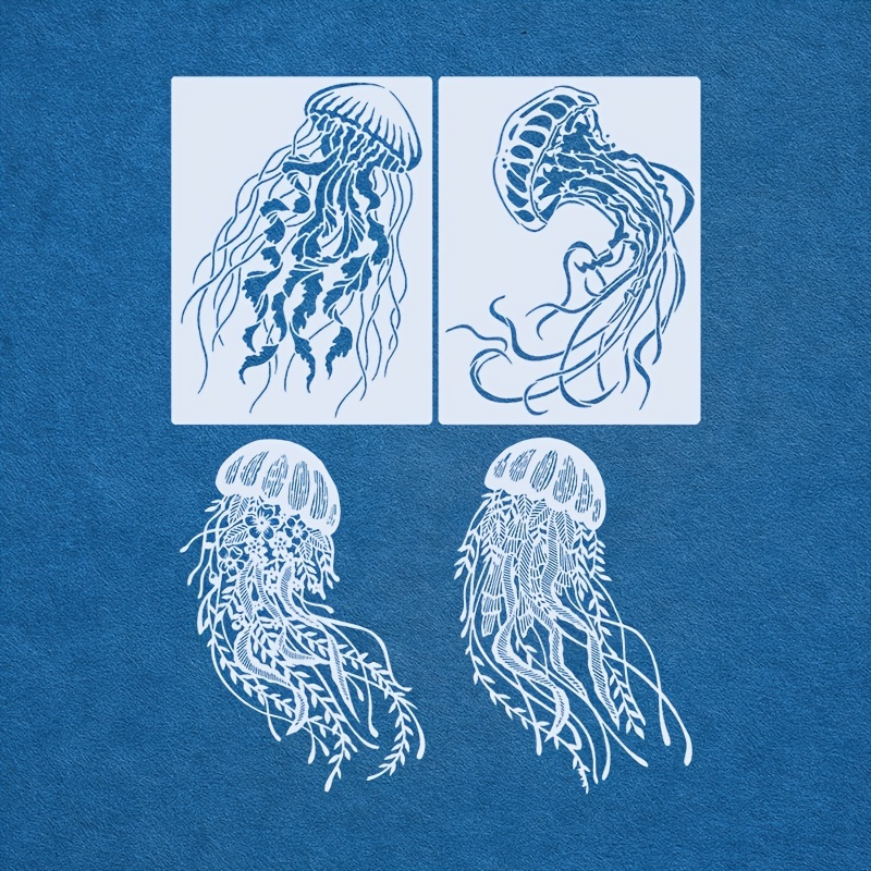 Jellyfish Stencil - Jellyfish Art, Jellyfish, Jellyfish Stencils, Jellyfish Stencil, Stencil A Jellyfish