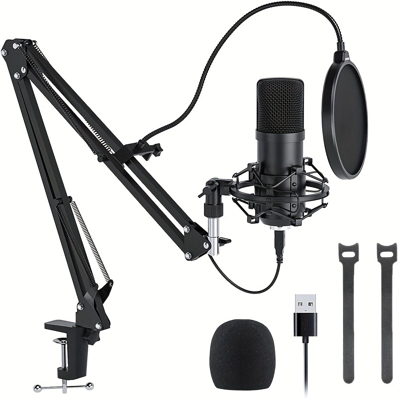 Upgrade Your Audio Quality: Professional Usb Microphone Kit - Temu