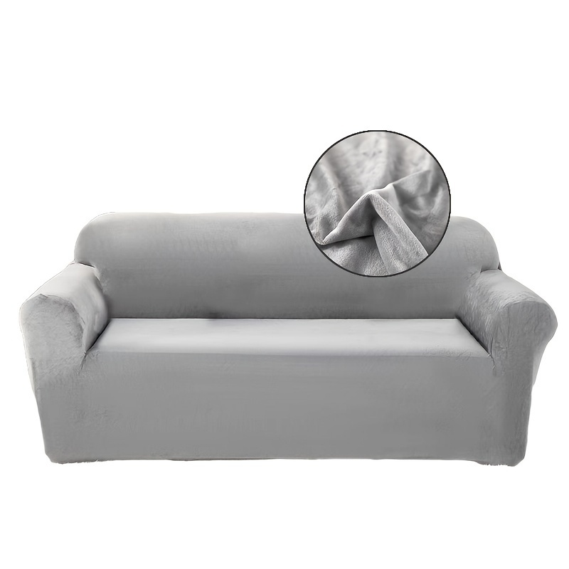 Fodera per cuscino in velluto grigio, cuscini decorativi da 18 x 18 pollici  per divano letto, copricuscini quadrati grigi con chiusura a cerniera Set  di 2