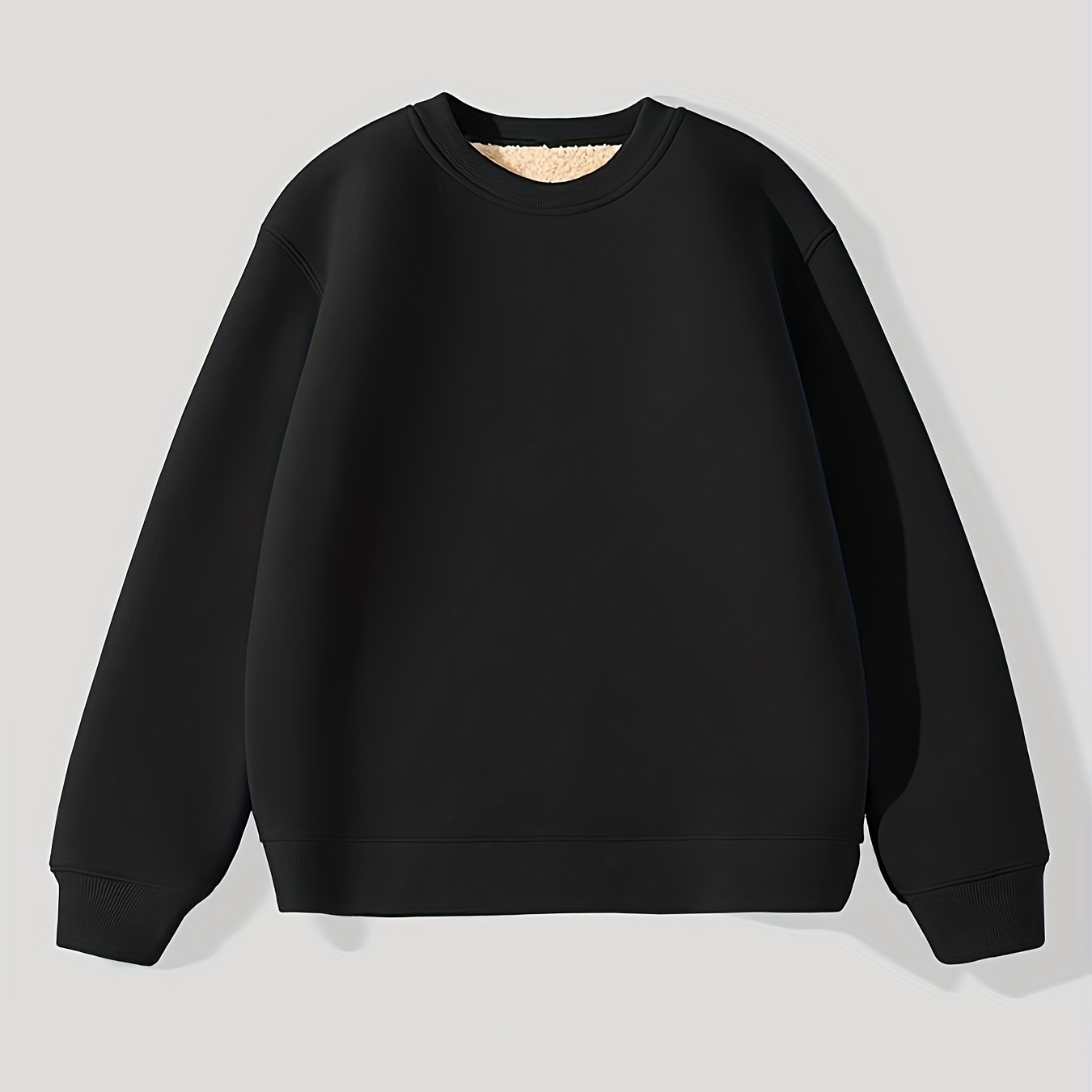 

Sweatshirt Épais en Velours pour Hommes et Adolescents, Coupe , Capuche, Manches Longues, Vêtement d'Extérieur pour l'Hiver