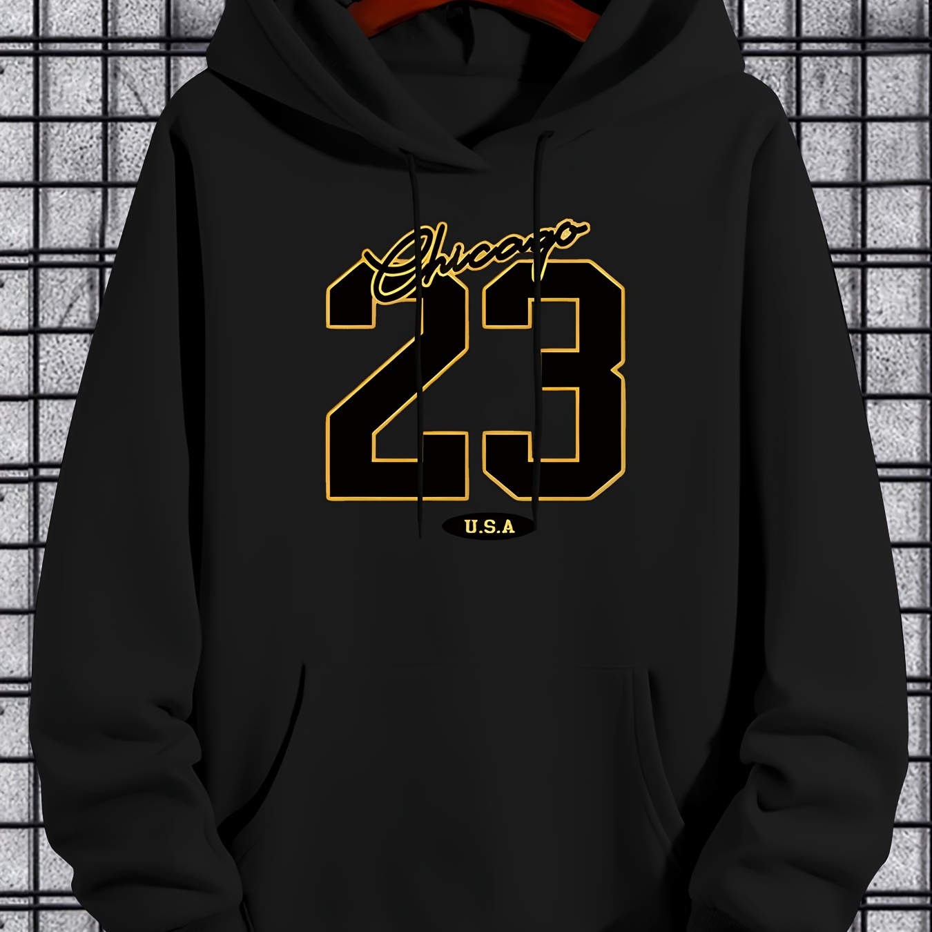 

23, Hooded Pullover Sweatshirt, Clothes