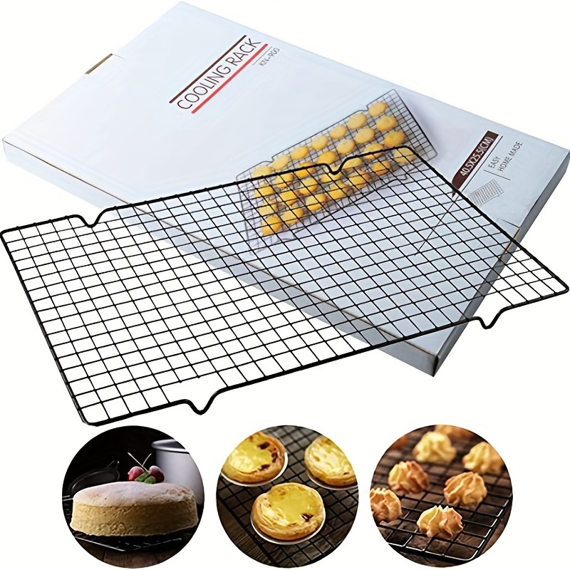Cooling Racks For Baking,, Stainless Steel Wire Cookie Rack Fits Jelly Roll  Sheet Pan, Oven Safe For Cooking, Roasting, Grilling - Temu