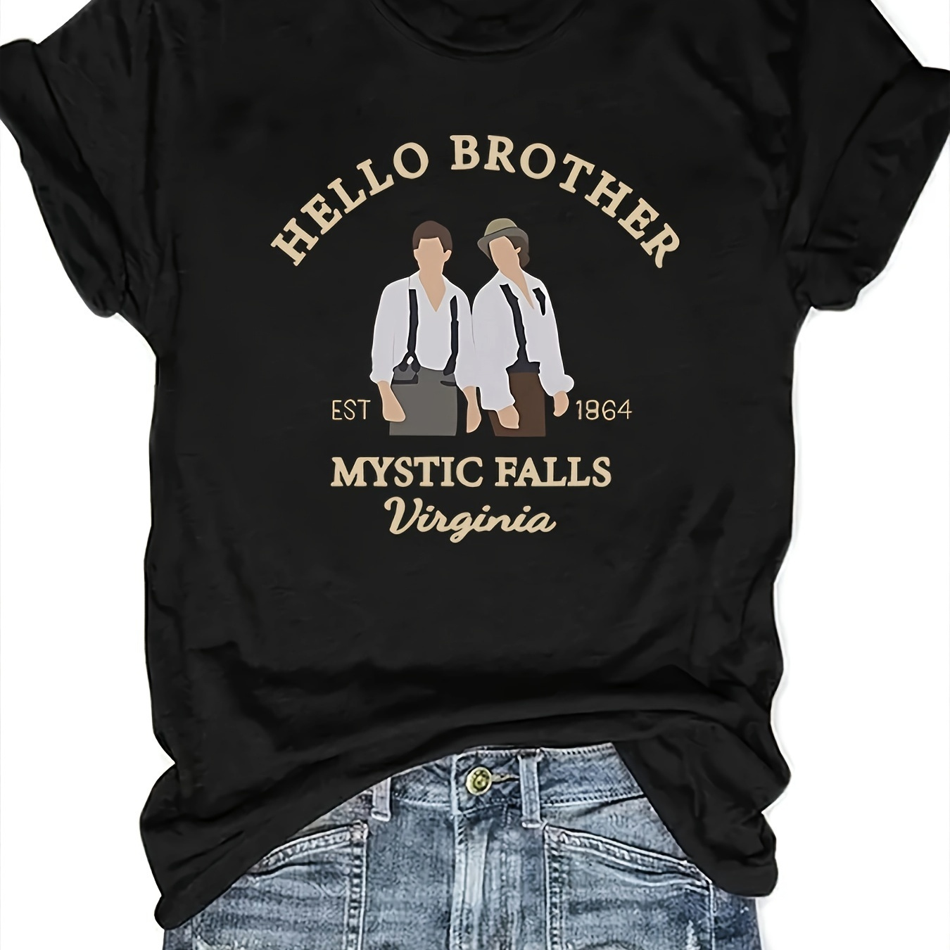

Boys Print Crew Neck T-shirt, Casual Short Sleeve T-shirt For Spring & Summer, Women's Clothing