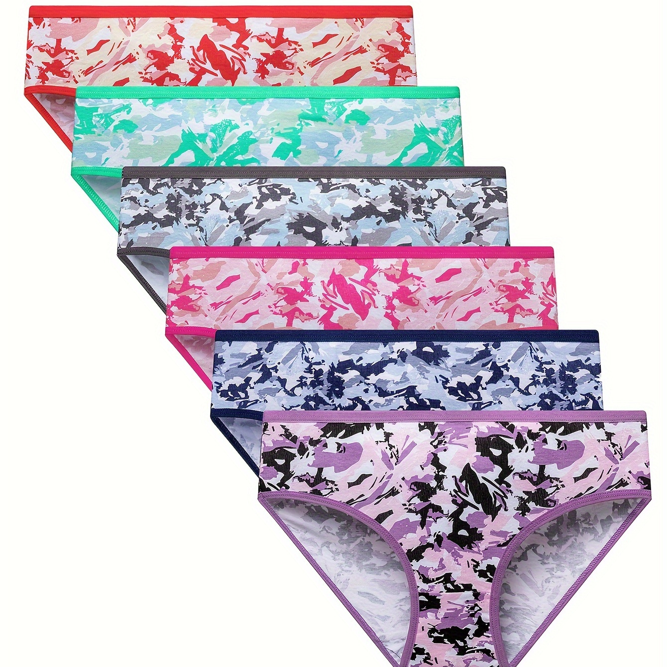 Camouflage Print Briefs Comfy Breathable Stretchy Intimates - Temu