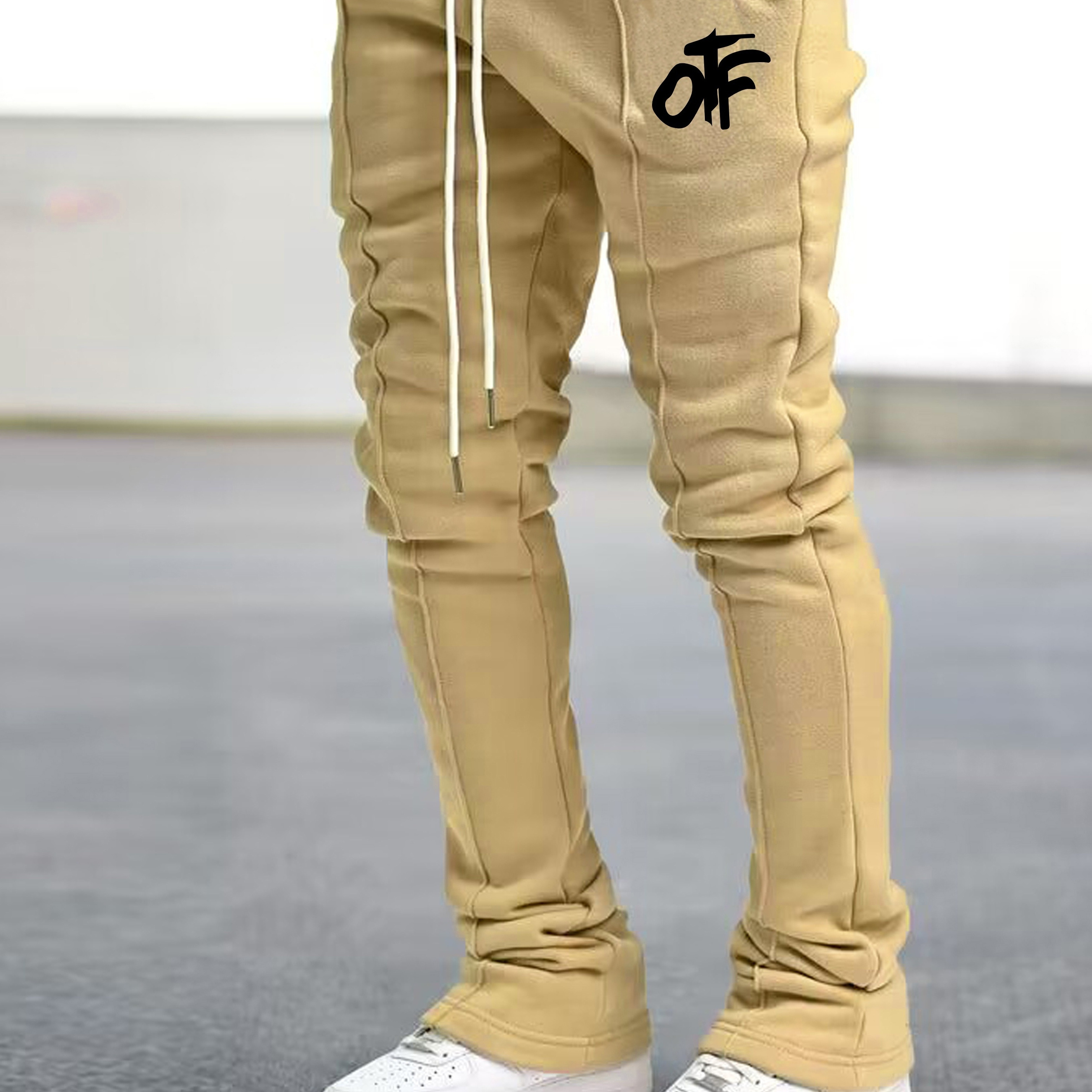 

Men's Casual Sweatpants "off" Graphic Pocket Elastic Waist Drawstring Flared Pants Hip-hop Trousers Spring Summer Clothes