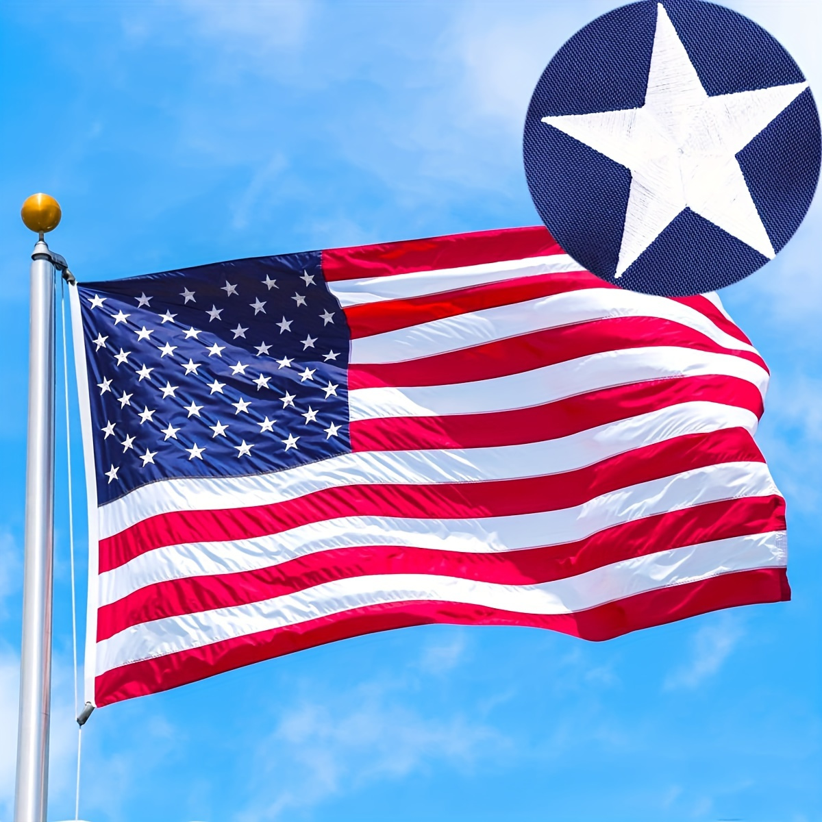 Flagge Weltweit, Querformat-Vereinigte Staaten von Amerika (USA)-200 x 335  cm-160 g/m²