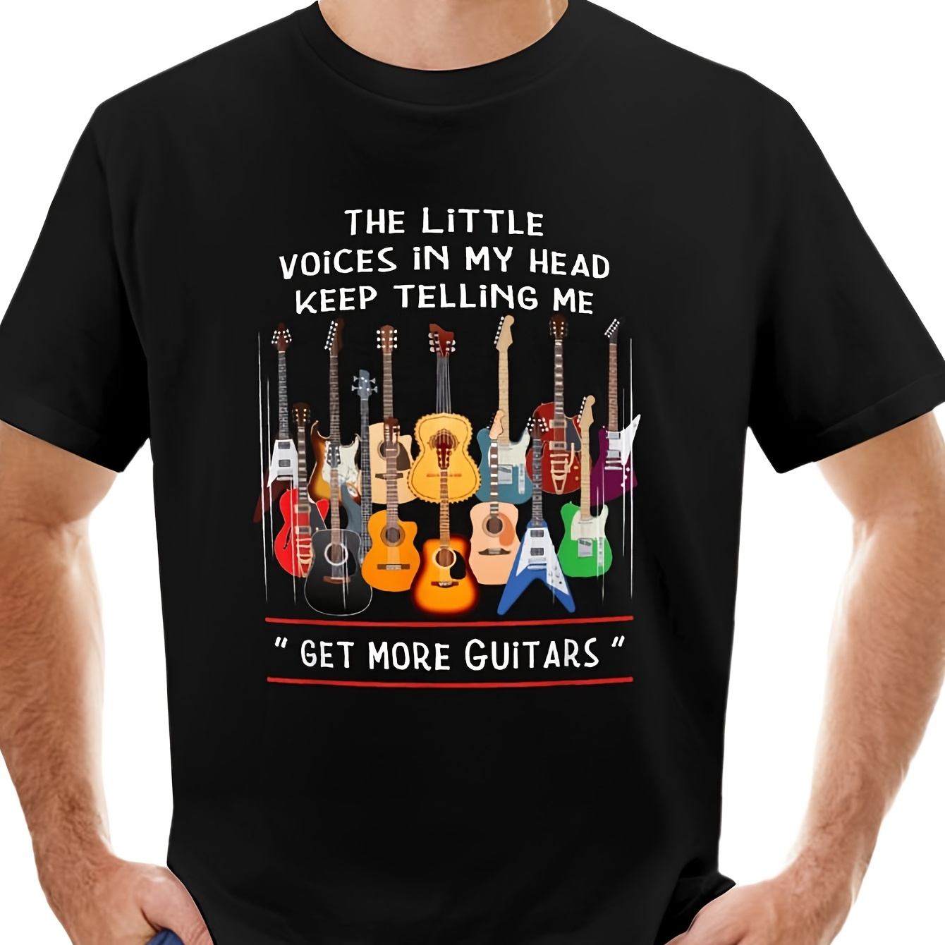 

Guitar Stand, Guitar Picks & Guitar Strap | Electric Guitar T-shirt