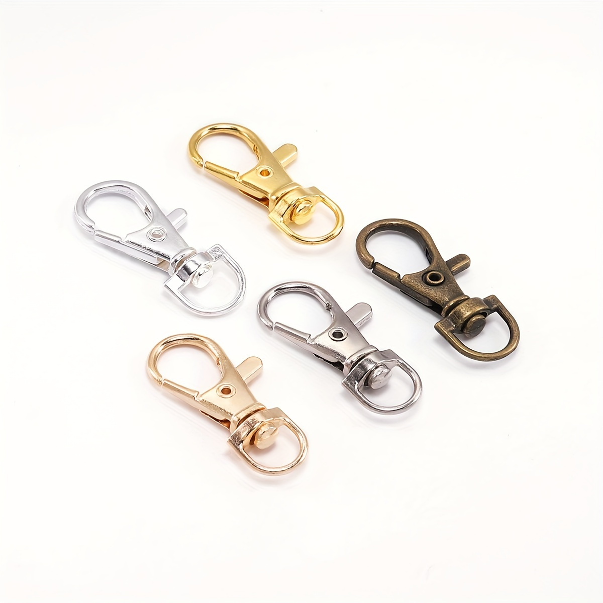 10pcs Hex Hook Alloy Keychain Swivel Hooks for Purses Metal Keychain Clip  Metal Swivel Hooks Keychain Hardware Swivel Hooks for Bags Chain Swivel  Hook