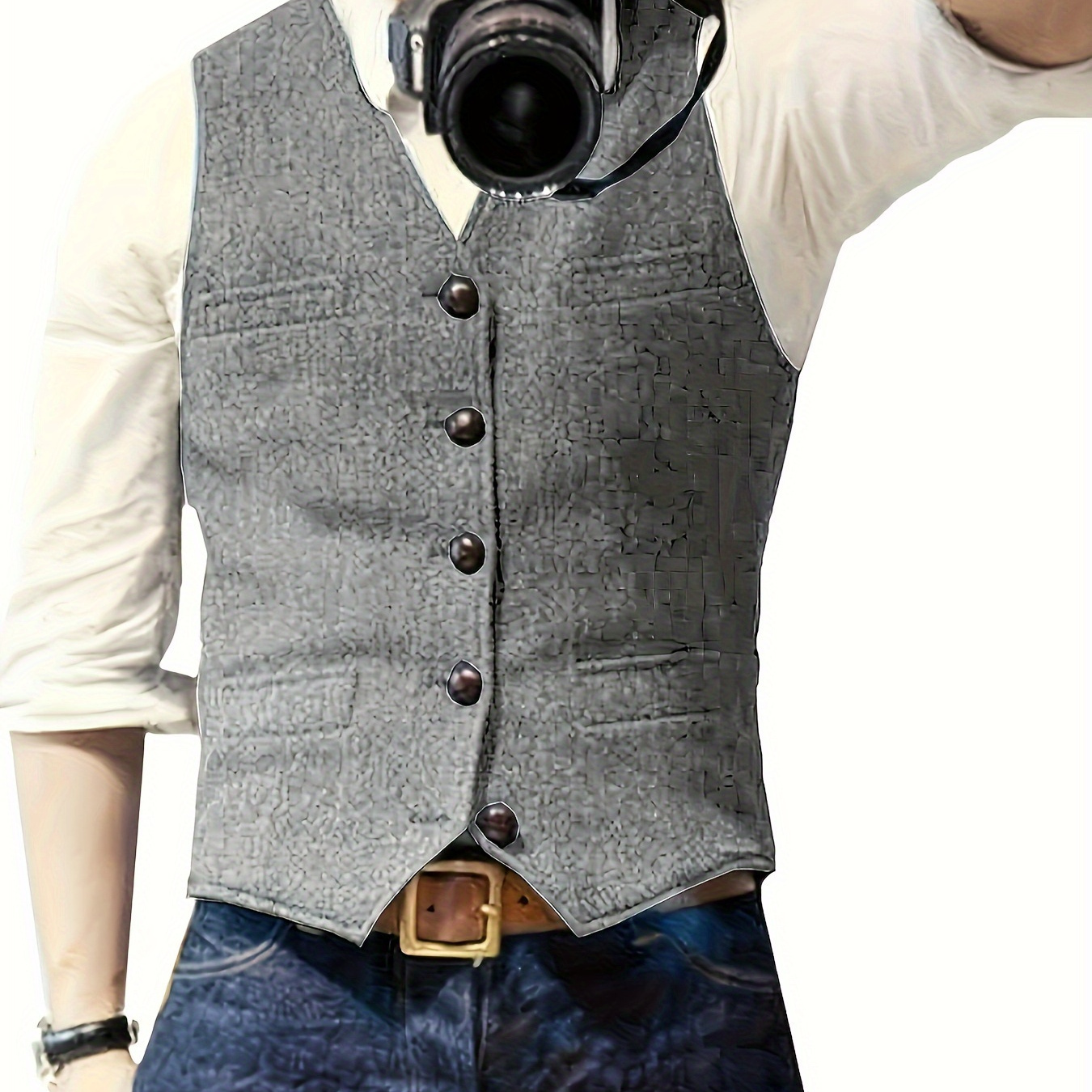 

New Solid And Winter Suit Vest For Men From Europe And America