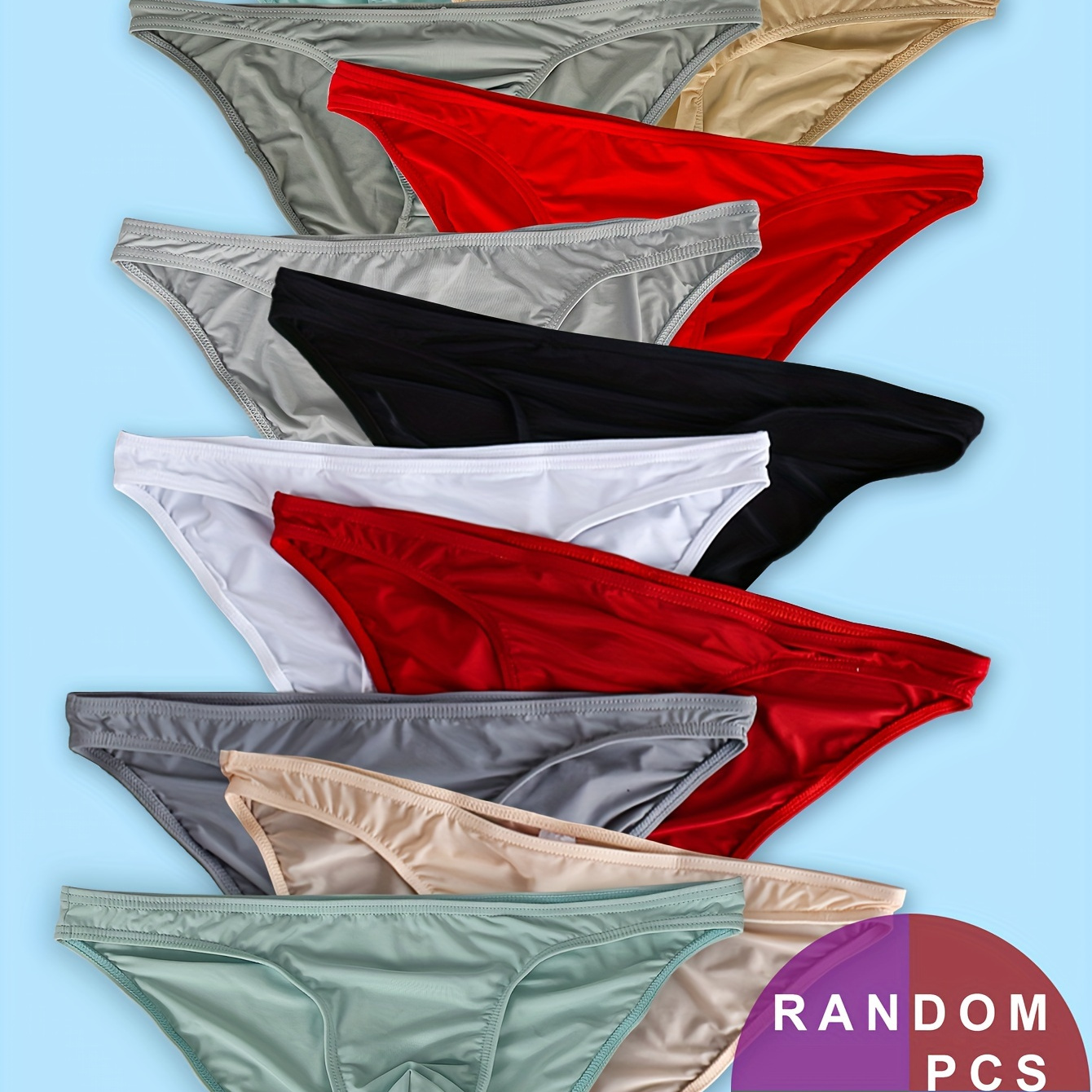 

6pcs Briefs - , - Underwear In Assorted , & For