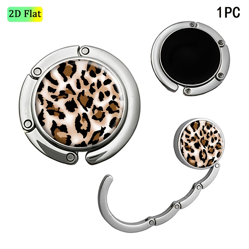 E-shop 2D Flacher Taschenhaken für Tisch, Faltbarer Handtaschenhalter, Faltbare Tischdekoration, Reise, Halloween, Weihnachten, Einzigartiges Geschenk,