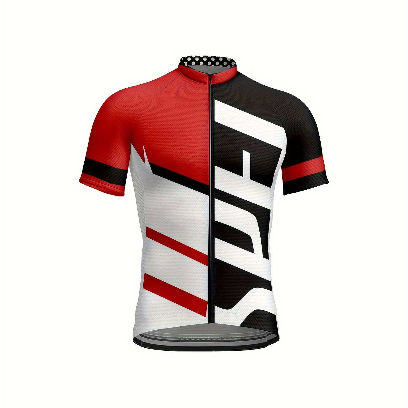 

Original Spliced Red Color Cycling Clothing Highway Quick-drying Mesh Breathable Fabric Extreme Sports Mountaineering Short-sleeved T-shirt