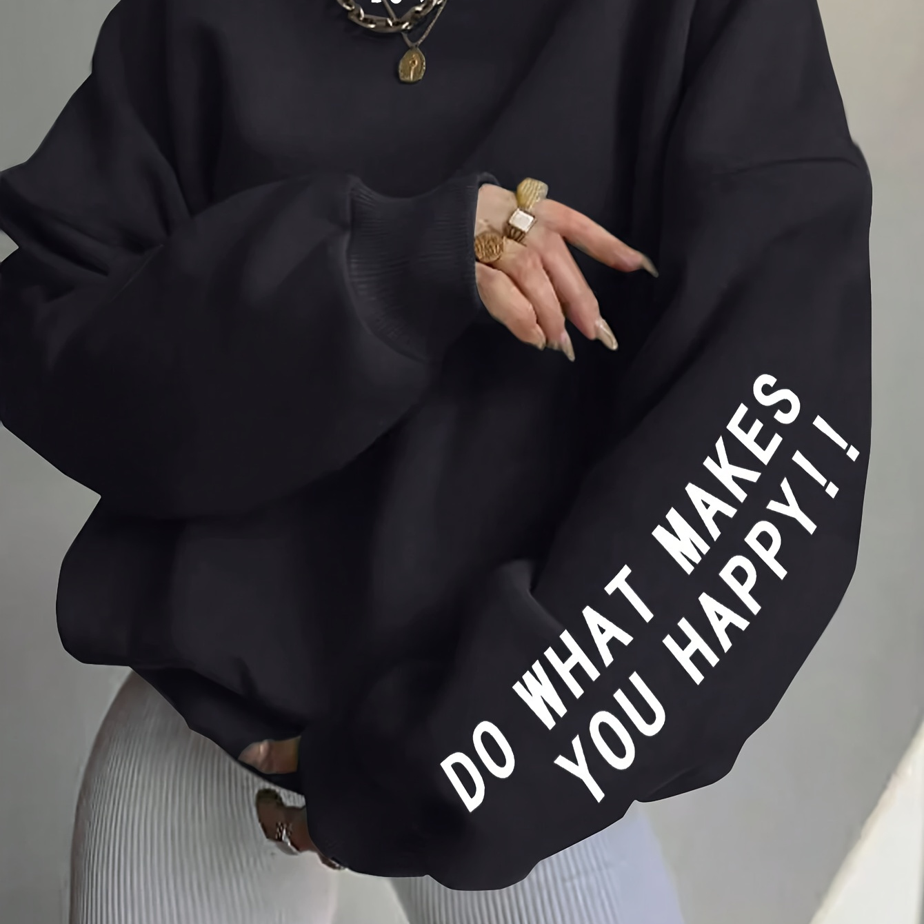 

Sweatshirt - 100% Knit Pullover