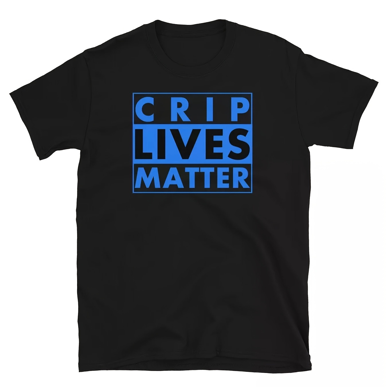 

Crip Lives " Cotton T-shirt - Soft, Comfortable Crew Neck Tee For | Perfect For All