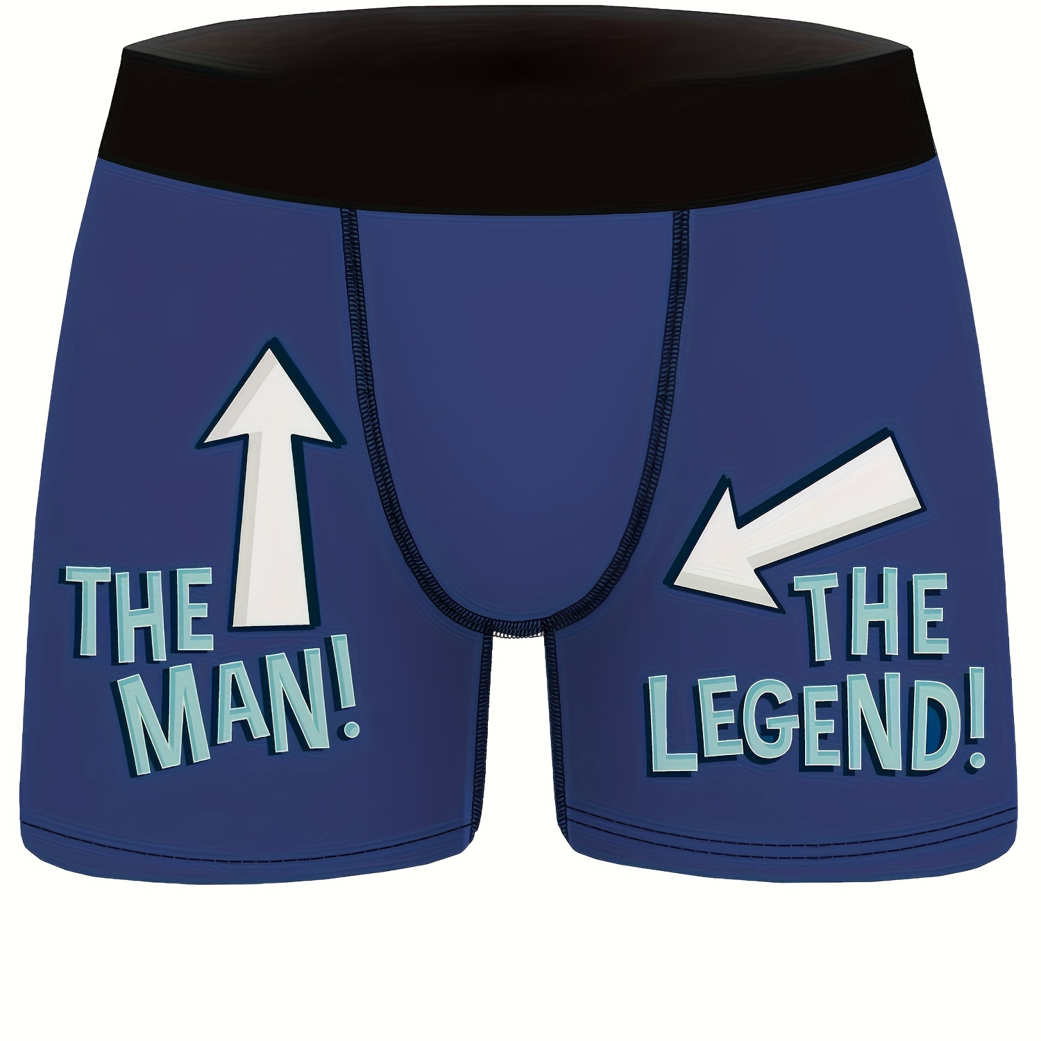 Men's The Legend Print Fashion Breathable Comfortable Boxer Briefs Novelty  Funny Cool Underwear