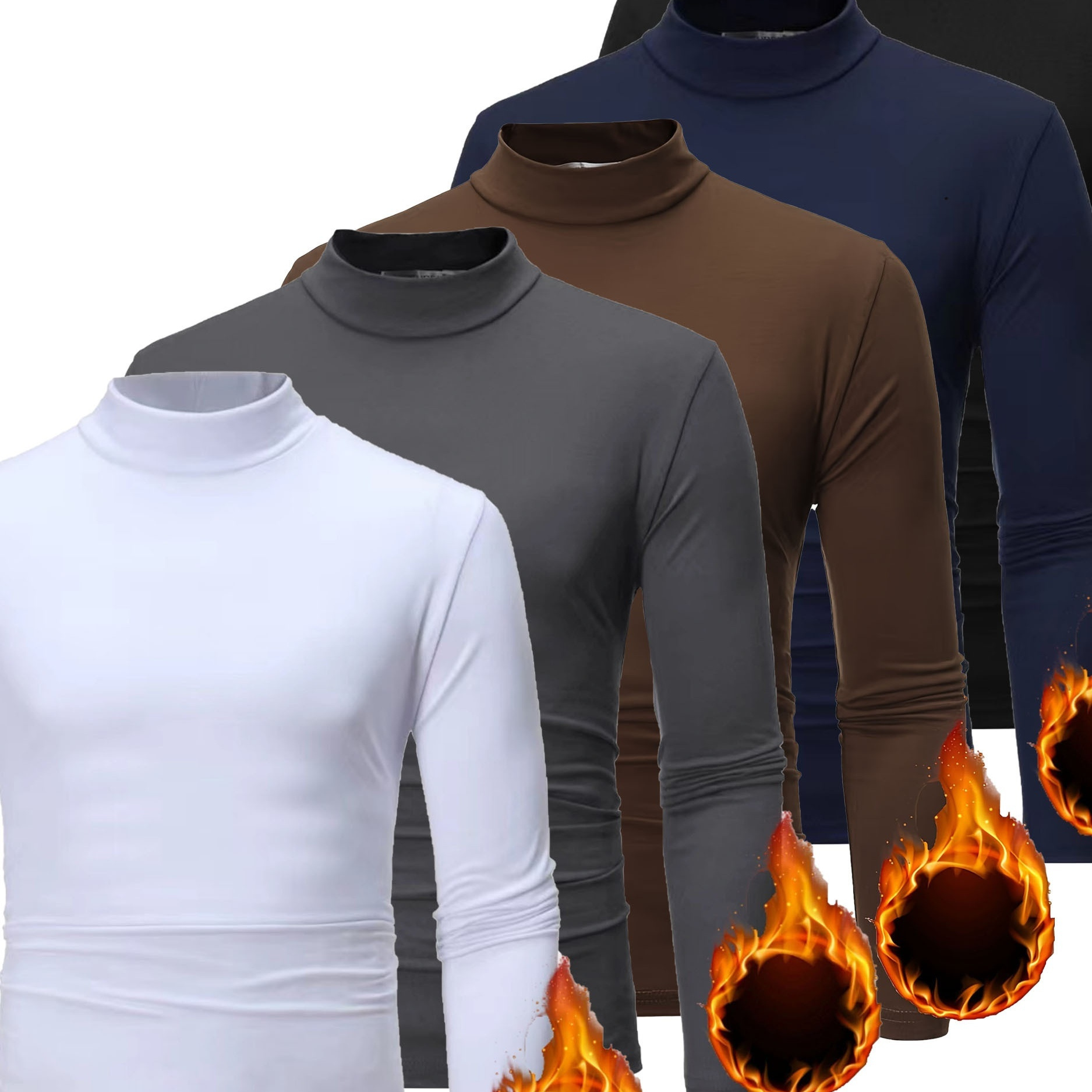 

5 Turtleneck Long Sleeve Top- All- Shirts - Fit , Fall/