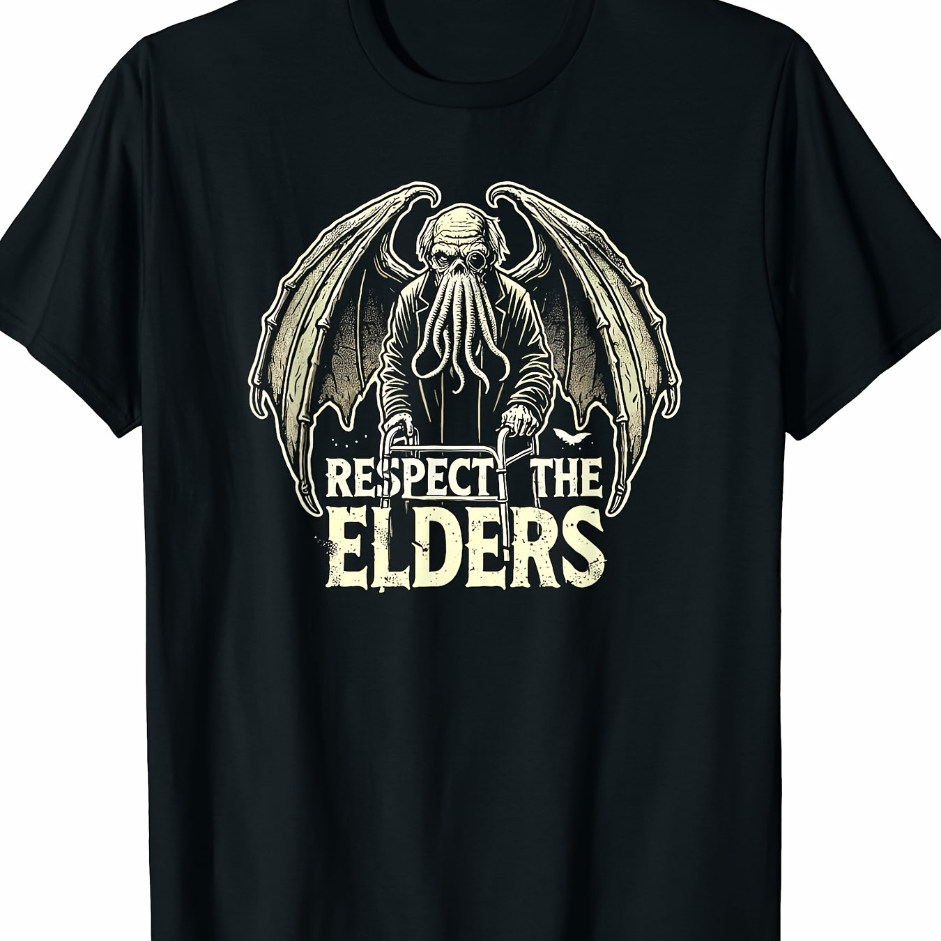 

Cthulhu Respect Vintage Cosmic Horror Old Cthulhu T-shirt-220g