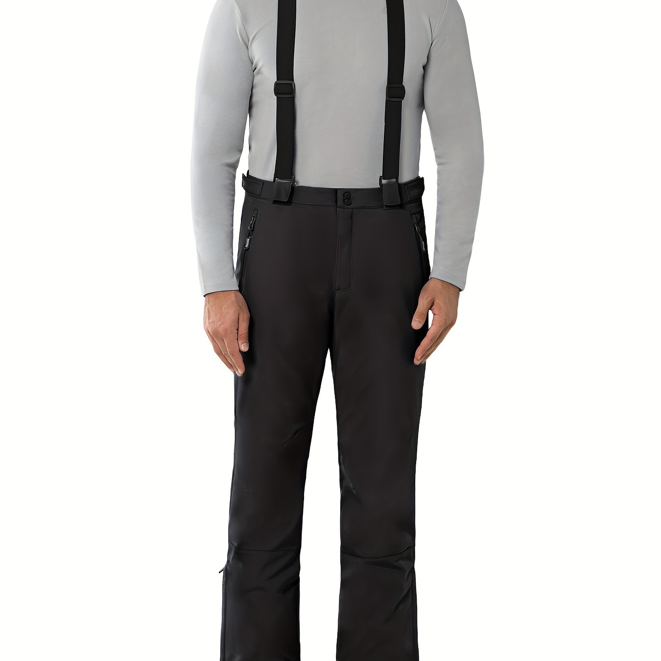 Yukon Gear Men's Lightweight Waterproof Windproof Suspender Pants